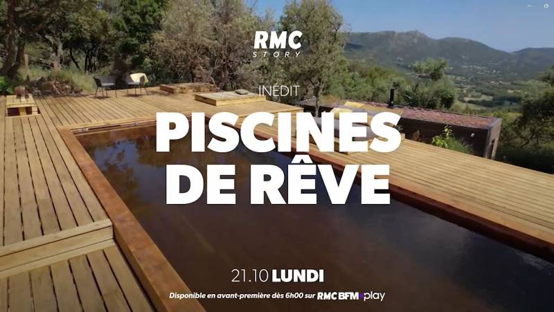 Piscines de rêve sur RMC Story retrouvez nos piscines naturelles sur cette émission