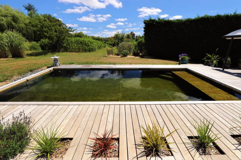 Projet piscine durable dans l'allier sans chlore et sans béton