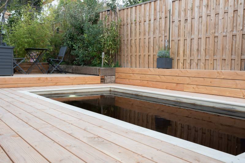 devis piscine moins de 10m2 en bois Douglas pour marseille