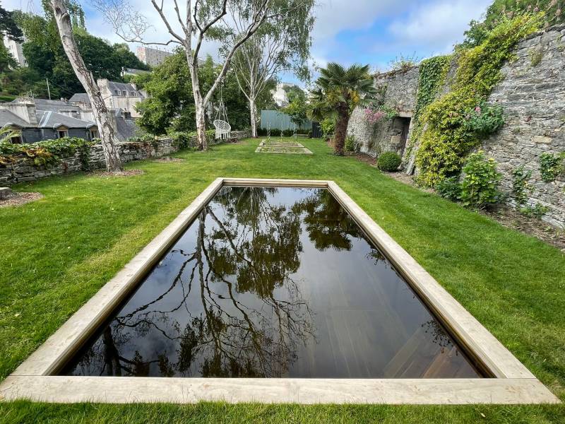 Projet piscine en bois écologique sur le Morbihan à Vannes