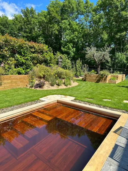 Constructeur piscine en bois haut de gamme en suisse à Lausanne