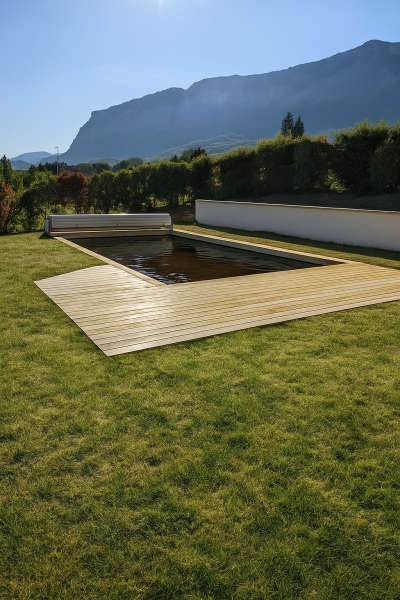 Construction 'une piscine rectangulaire de 8x4 mètres sur Lyon dans le Rhône