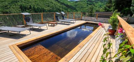 Notre zone d'activité pour ce service Projet de piscine durable sans béton pour un petit jardin