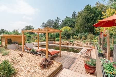 Notre zone d'activité pour ce service Construction de piscine avec bassin naturel en bois sur mesure